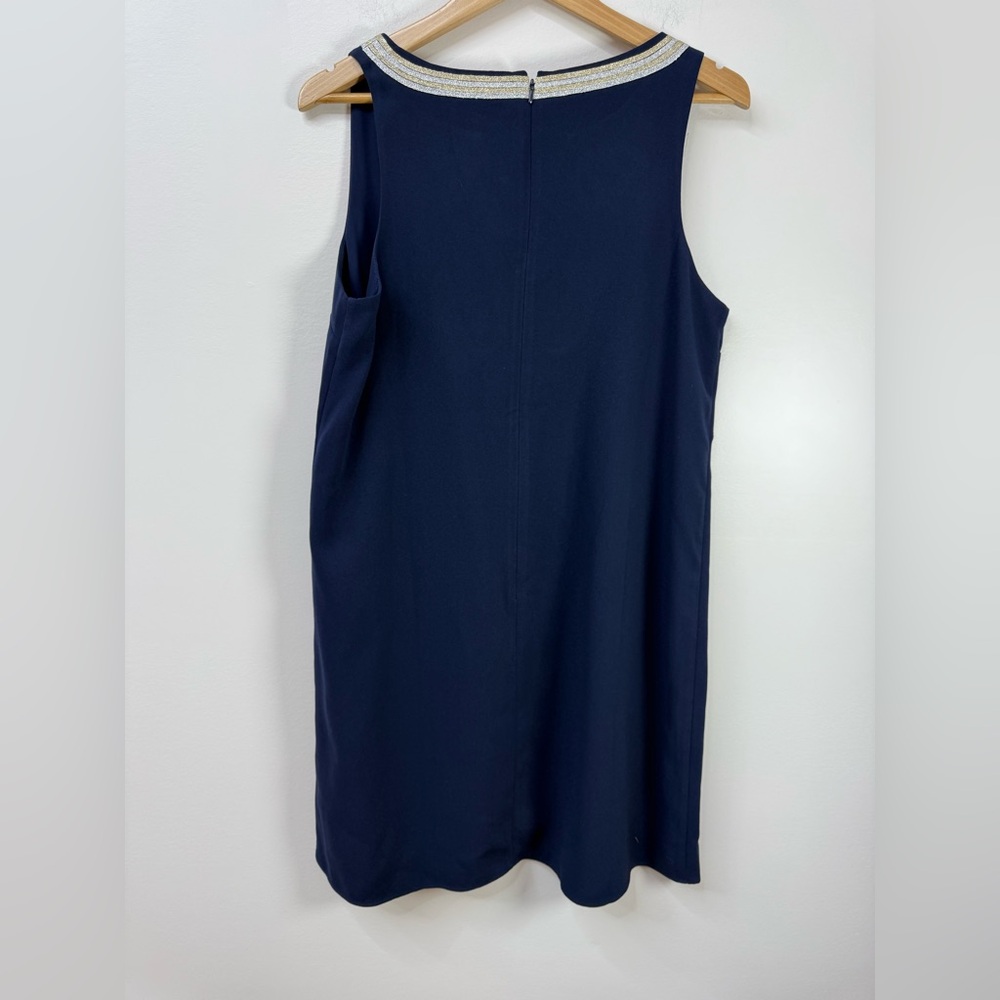 Lilly Pulitzer Cherlyn Soft Shift dress in True Navy size 8 - Picture 5 of 9
